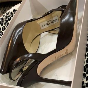 NIB Jimmy Choo Slingbacks, with dust bag and original box.